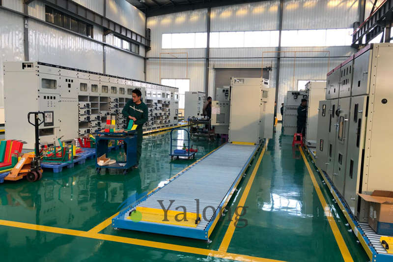 Ring network cabinet assembly line