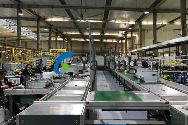 Drawer cabinet assembly line